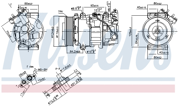 890299 NISSENS Компресор кондиціонера