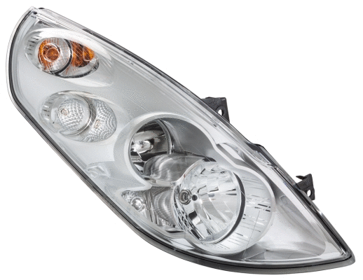 HELLA RENAULT Фара основная галоген,без мотора,H7/H1 PY21W W5W прав.Master III,Opel Movano B 10-