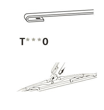 Щітка склоочисника каркасна 350мм Tech Blade (T350) TRICO