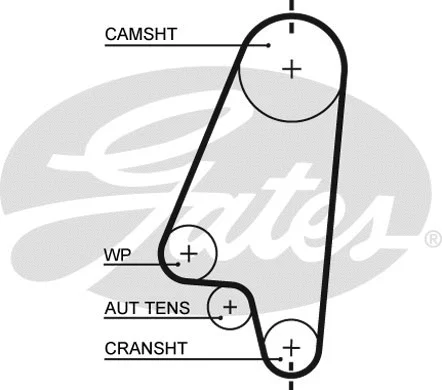 Ремінь ГРМ Opel Astra/Combo/Vectra B/Daewoo Lanos 1.4-1.6i 94- (111x17)