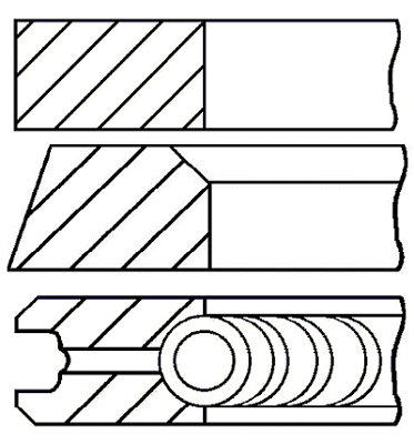 Кольца OM651 83.00mm (2-1.75-2)  STD