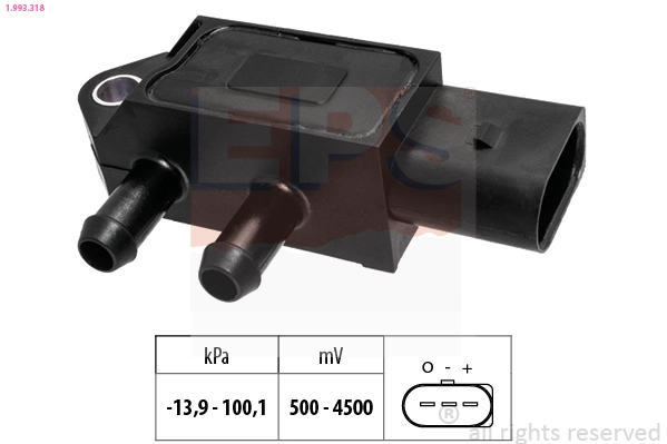 Датчик тиску газової сумiшi VAG 1.6-2.0Tdi