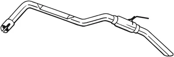 Глушник задня частина NISSAN PATHFINDER (05-14) (281-881) BOSAL