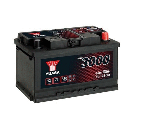 Yuasa 12V 71Ah SMF Battery YBX3100 (0)