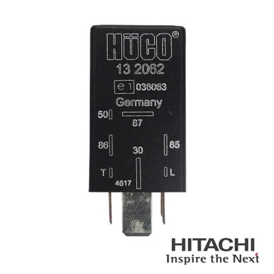 2502062 HITACHI Реле свічок розжарювання VW Transporter/Passat/Jetta _1.5-2.4 _76-03 ( HUCO 132062)