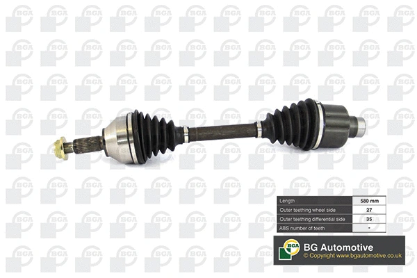 Піввісь Mondeo III 2.0-2.5TDDI/TDCI 00-07 Пр.