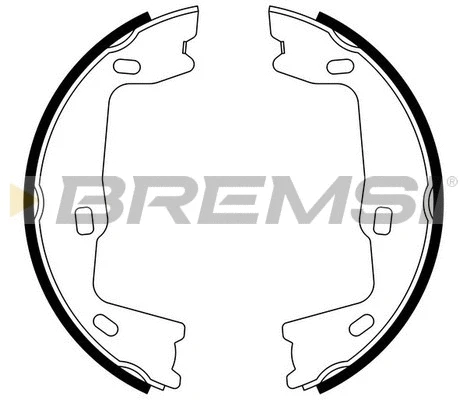 Колодки ручного гальма Opel Astra F 91-01/Vectra A ,B 88-03