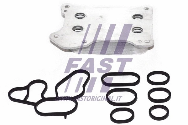 Радіатор масляний Fiat Doblo 1.3MJTD (09-) (FT55280) Fast