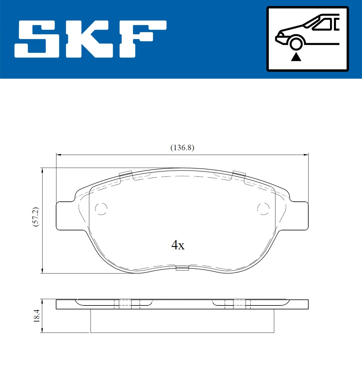 SKF VKBP80022