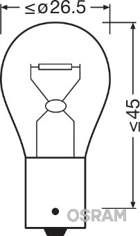 Автолампа P21W  12V 21W