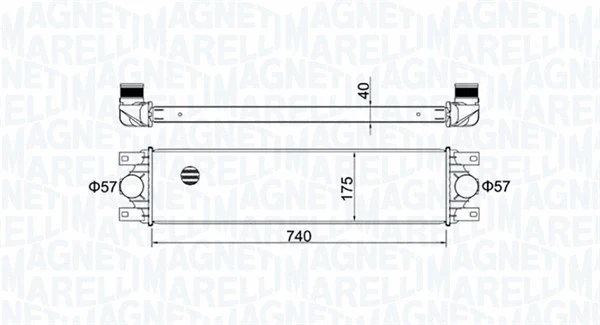 intercooler OPEL/RENAULT MOVANO, MASTER II