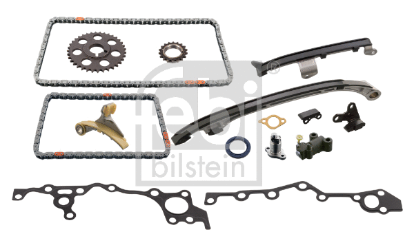 107219 FEBI BILSTEIN Комплект ГРМ (ланцюг + шестерня) TOYOTA HIACE IV, LAND CRUISER 90 2.7 06.95-12.06