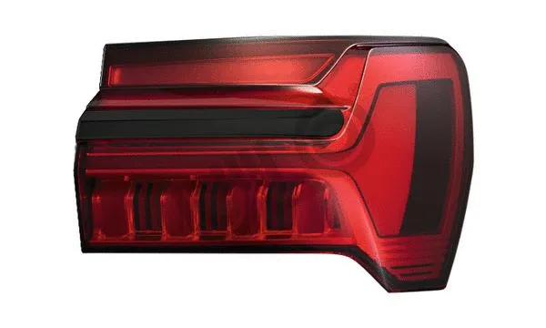 1180104 ULO Ліхтар задній прав (зовнішн, LED, колір повороту димчастий) AUDI A6 C8 Седан / Універсал 02.18-