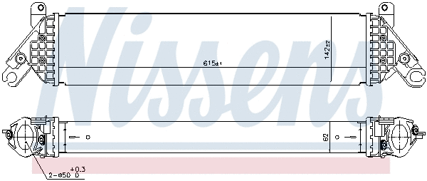 96485 NISSENS Интеркулер