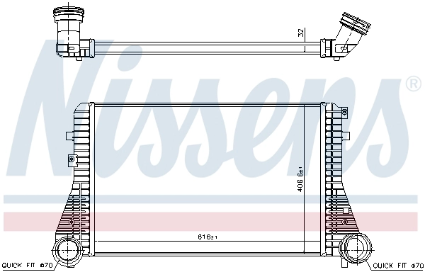 96715 NISSENS Интеркулер