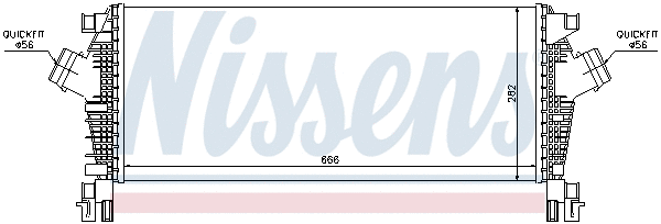 96555 NISSENS Интеркулер