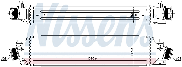 96406 NISSENS Интеркулер