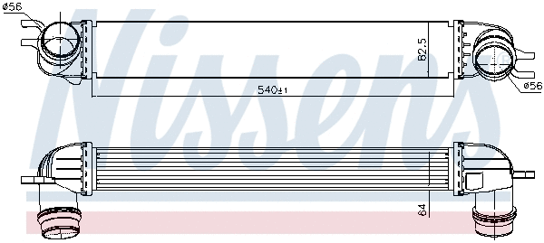 96397 NISSENS Интеркулер