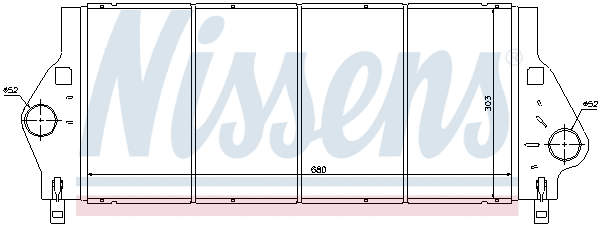 96799 NISSENS Интеркулер