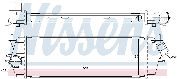 96583 NISSENS Интеркулер