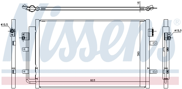 940431 NISSENS Радиатор кондиционера