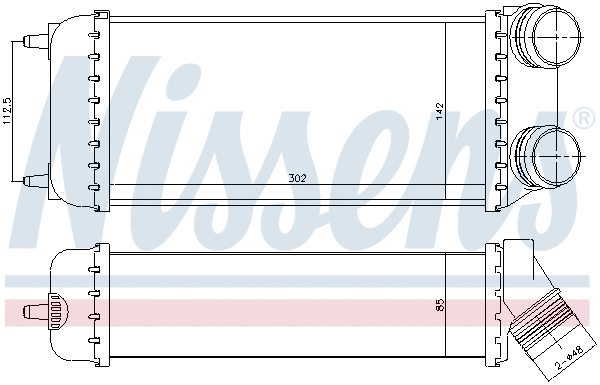 96638 NISSENS Интеркулер