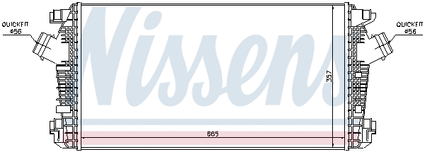 96557 NISSENS Интеркулер