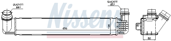 96546 NISSENS Интеркулер