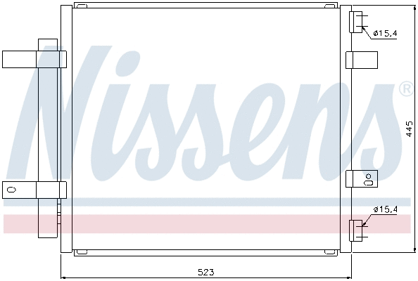 94866 NISSENS Радиатор кондиционера
