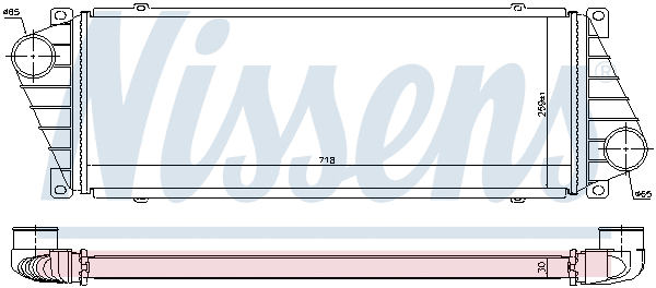 96842 NISSENS Интеркулер