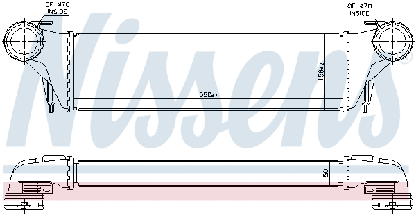 96387 NISSENS Интеркулер
