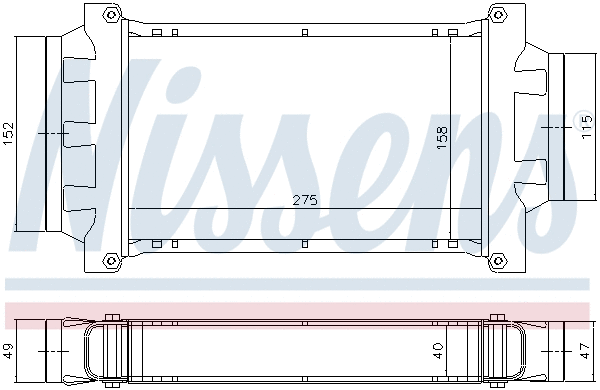 96777 NISSENS Интеркулер