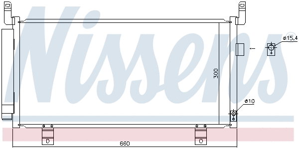 940437 NISSENS Радиатор кондиционера