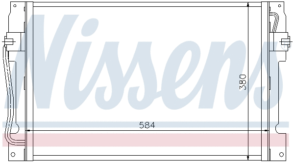 94182 NISSENS Радиатор кондиционера