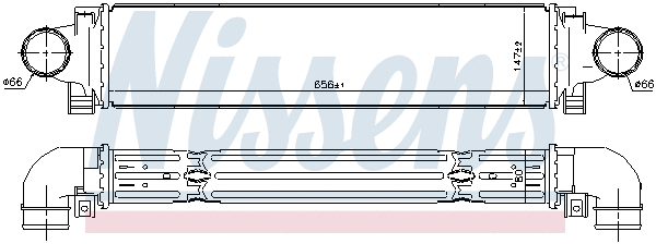 96346 NISSENS Интеркулер