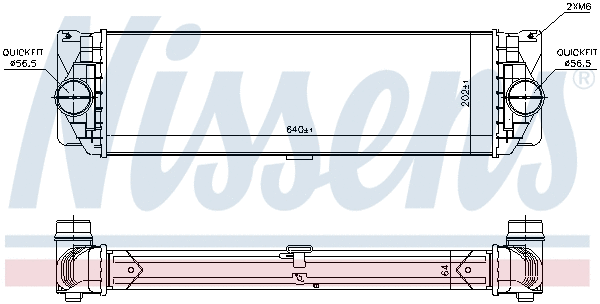 96526 NISSENS Интеркулер