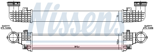 96434 NISSENS Интеркулер