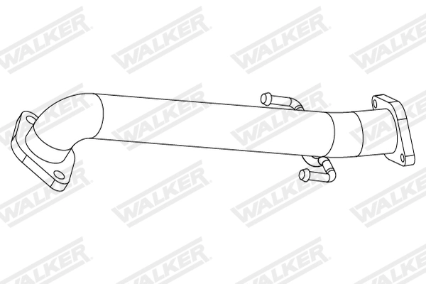 10859 WALKER Вихлопна труба середн/з передньої сторони (довжина:545мм) FORD C-MAX II, FOCUS III, FOCUS III/HATCHBACK, FOCUS III/KOMBI, GRAND C-MAX, TOURNEO CONNECT V408 NADWOZIE WIELKO 1.0/1.5D/1.6D 07.10-