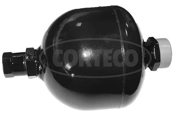 49467193 CORTECO Акумулятор тиску пневмопідвіски передн 60 Бар 117мм/179,5мм ємність: 0,8л M22 CASE IH 100, 110, 110 CVX, 115, 120, 120 CVX, 125, 130, 130 CVX, 135, 140, 145, 150, 180, 130 CVT, 140 CVT, 145 CVT