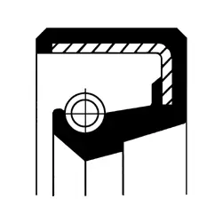 12010828B CORTECO Сальник (20x42x7) NEW HOLLAND MERCEDES 300 GD (460,3), 450 SEL 6.9 (116.036)