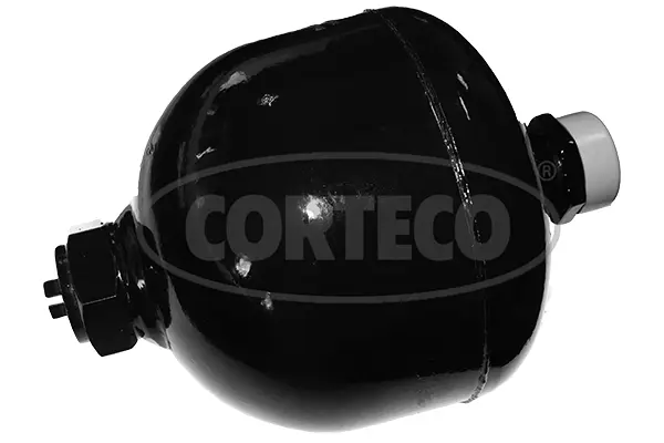 49467157 CORTECO Акумулятор тиску пневмопідвіски передн 200 Бар 136,2мм/180мм ємність: 1л M22 JOHN DEERE 6010, 6010 SE, 6020, 6020 SE, 6110, 6110 B, 6110 D, 6110 E, 6110 J, 6110 L, 6110 SE, 6110M, 6110MC, 6110R