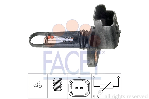 104021 FACET Датчик температуры воздуха
