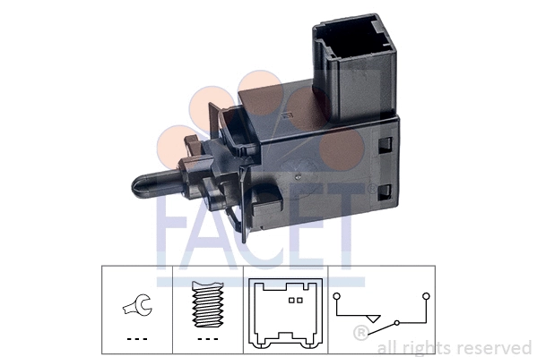 71242 FACET Вимикач, привод сцепления (Tempomat). Вимикач, привод сцепления (управление двигателем)