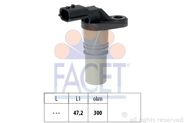90646 FACET Датчик колінвалу
