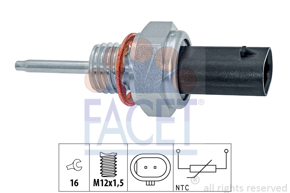 220260 FACET CZUJNIK TEMP. SPALIN