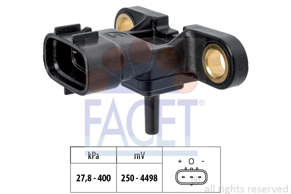 103214 FACET Датчик тиску наддуву Auris/Avensis/Corolla/ Land Cruiser/RAV4 1.4-4.5 01-