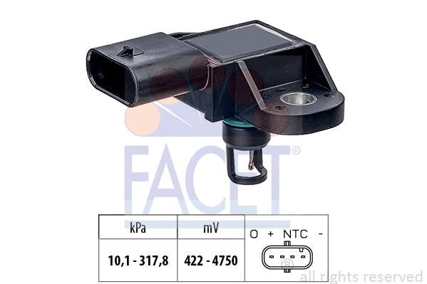 103412 FACET Датчик тиску повітря