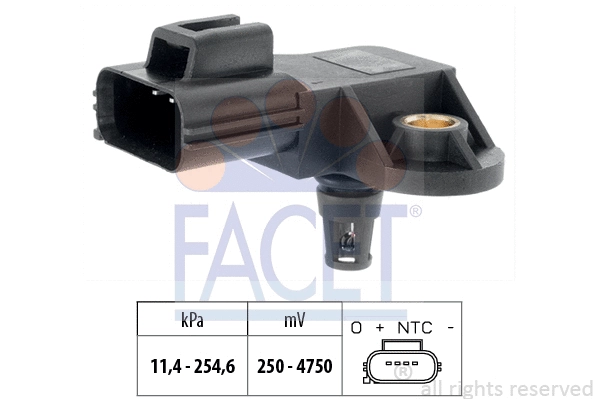 103202 FACET Датчик тиску повітря