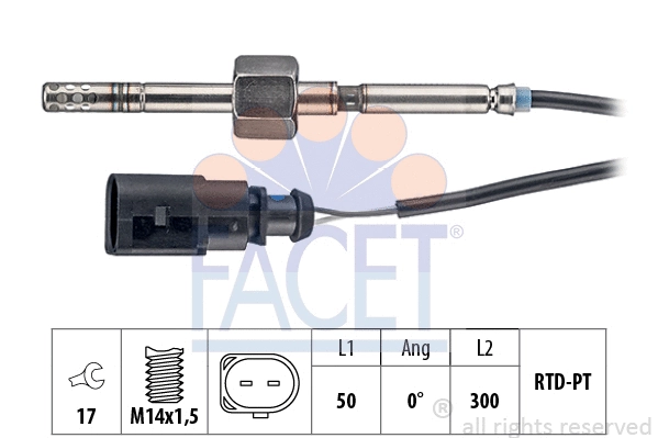 220146 FACET CZUJNIK TEMP. SPALIN