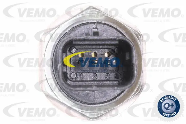 V25720180 VEMO Датчик тиску палива CITROEN C1, C2, C3 II, C4 I, C4 II  FIAT SCUDO  FORD FOCUS II  PEUGEOT 106 II, 206, 206+, 207, 307, 308, 308 I, 308 II, 407 1.4D-2.0D 05.96-